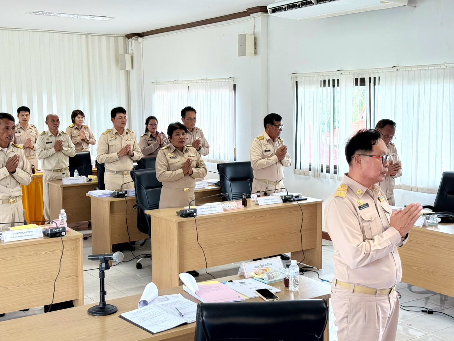 ประชุมสภาองค์การบริหารส่วนตำบลมืองพลับพลา สมัยสามัญ สมัยที่ 3 ประจำปี พ.ศ. 2569